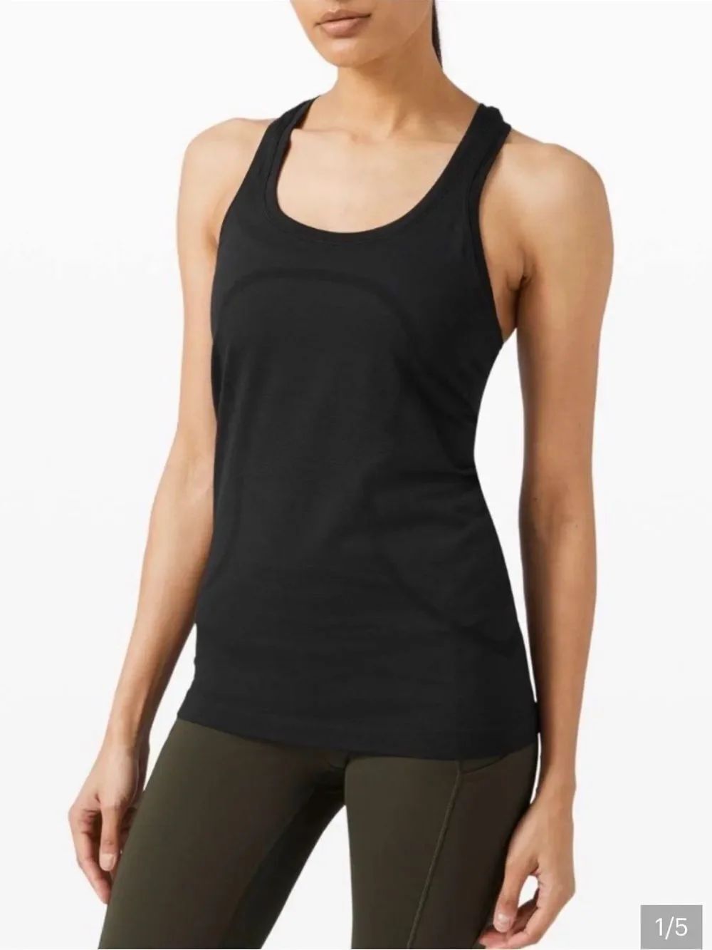 Lululemon Swiftly Tech Racerback Tank Black Womens 12